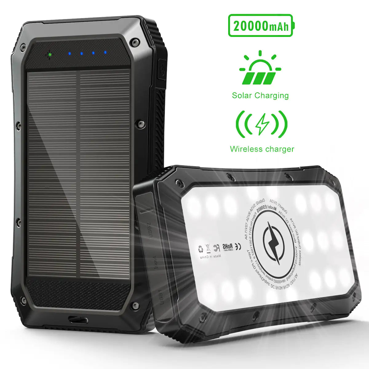 Solar Powerbank 20,000 mAh