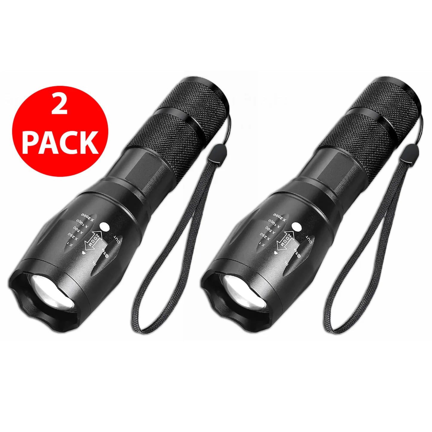 Tactical LED Flashlight (90,000LM)