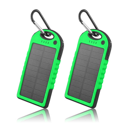 Solar Power Bank 5000mAh  (Pack of 2)