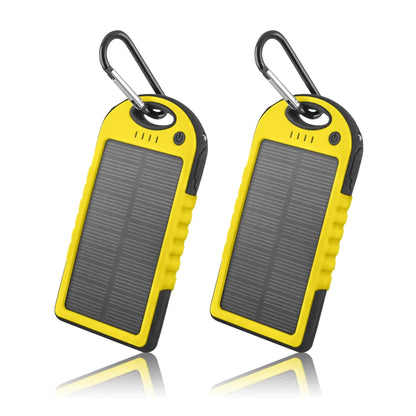 Solar Power Bank 5000mAh  (Pack of 2)