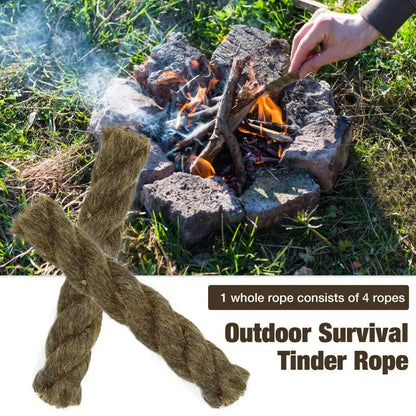 Tinder Rope Survival Fire Starter