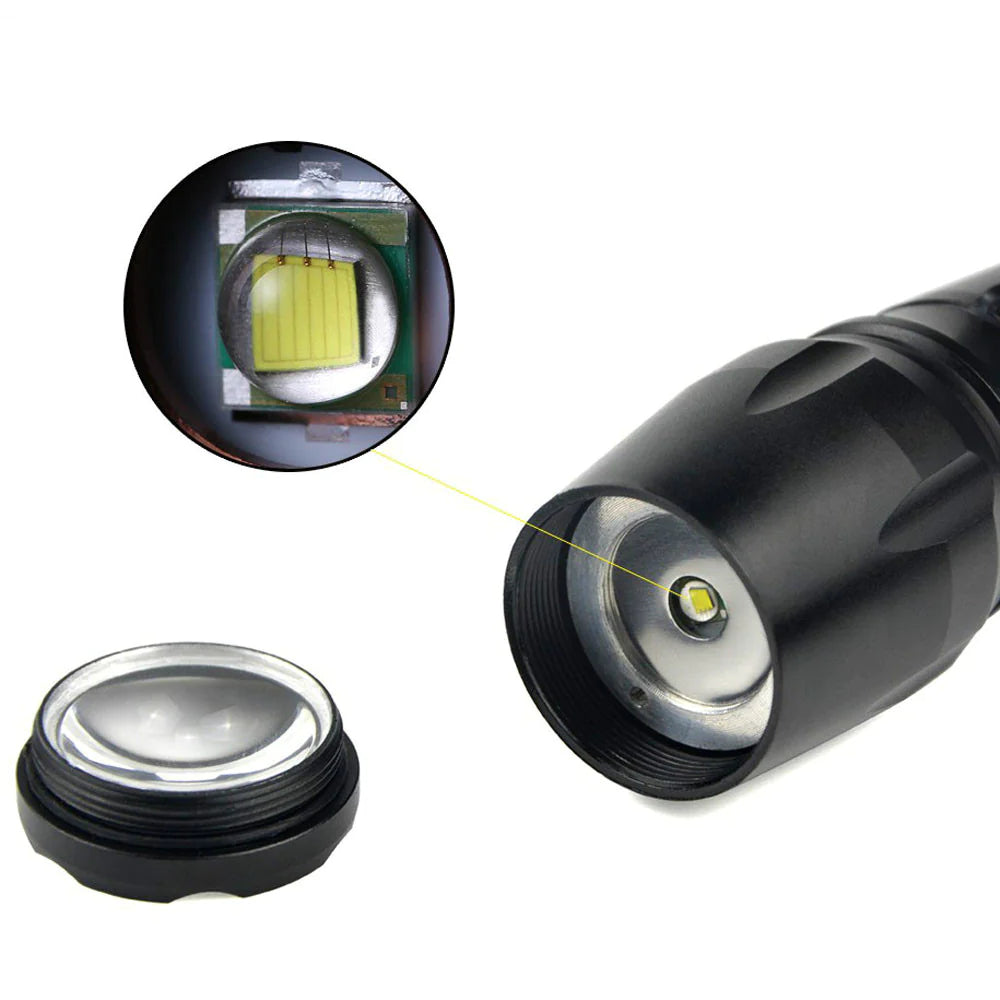 Tactical LED Flashlight (90,000LM)