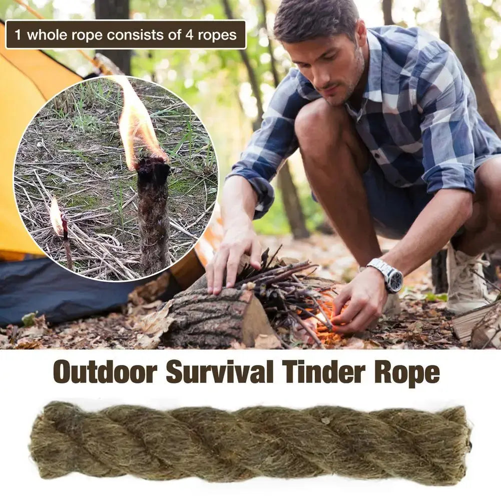 Tinder Rope Survival Fire Starter