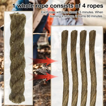 Tinder Rope Survival Fire Starter